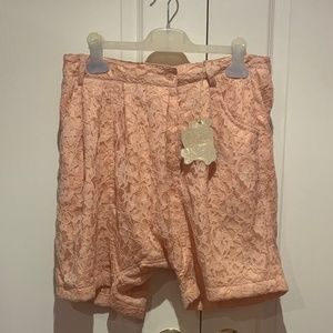 NWT Sir Alistair Shanti Lace Dhoti Shorts Sz. M/L